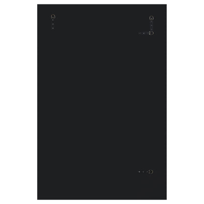 Aideen 32 x 47 Inch Acrylic Crystal Wall Mirror Silver