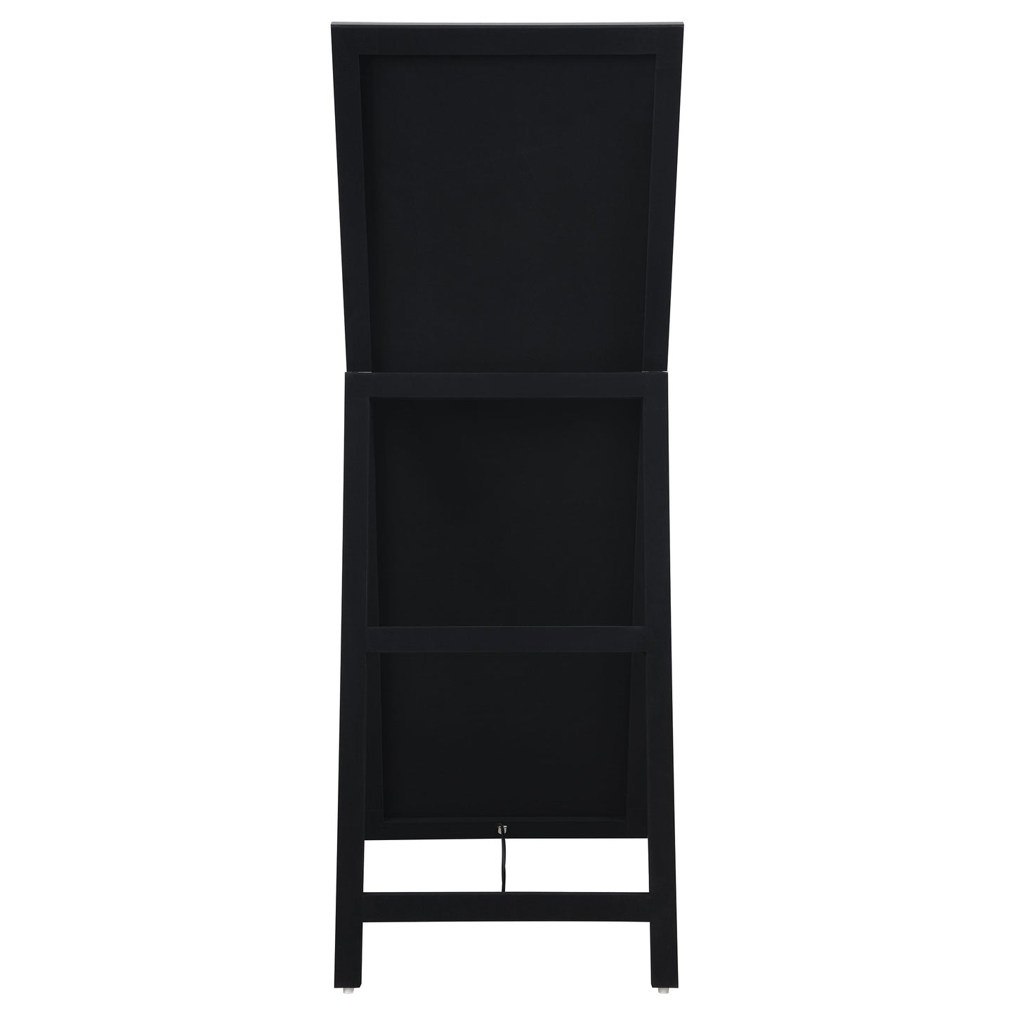 Espejo de pie con marco Soline de 22 x 61 pulgadas, color plateado