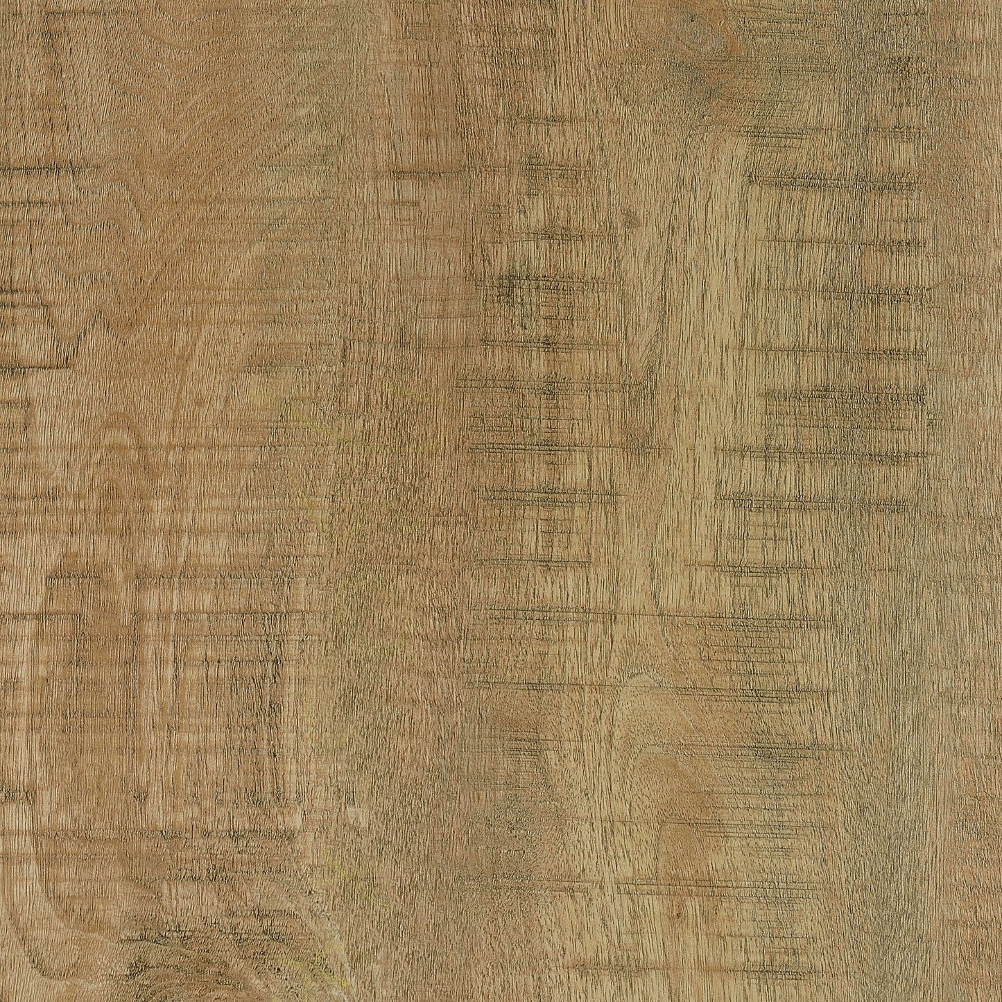 Espejo Cadence de vidrio templado de longitud completa en roble lavado gris