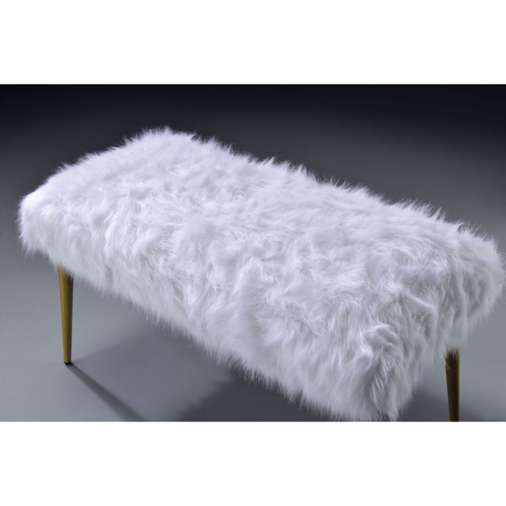 Bagley II 38"L Upholstered Bench with Tapered Legs