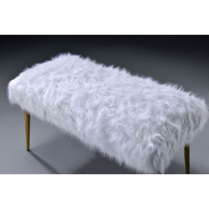 Bagley II 38"L Upholstered Bench with Tapered Legs