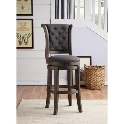 Glison 43” Upholstered Counter Chairs with Nailhead Trim
