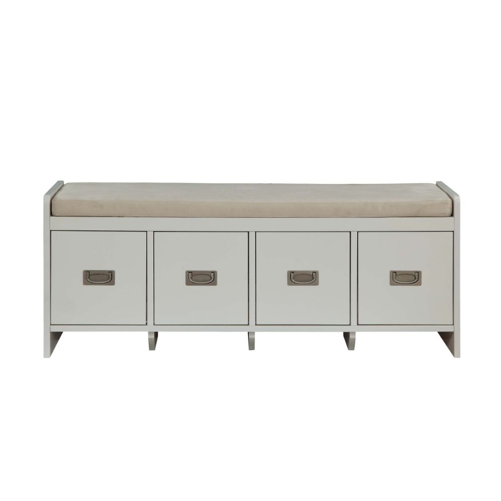 Berci Bench 4 Drawers Bench with Storage
