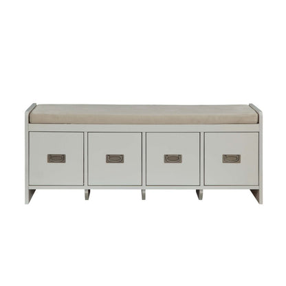 Berci Bench 4 Drawers Bench with Storage