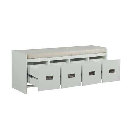 Berci Bench 4 Drawers Bench with Storage