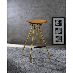 Taburete de bar tapizado Dragea de 76 cm de alto (juego de 2)
