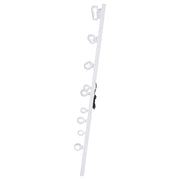 Zayan 32 x 71 Inch Floor Mirror LED Lighting Black Gloss