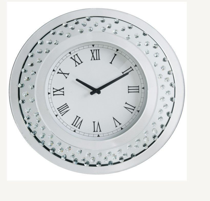 Reloj de pared redondo Nysa Glam