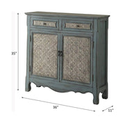 Consola rectangular Winchell de 2 cajones