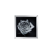 Talisha Glam Wall Art with Faux Crystal Rose