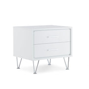 Deoss Rectangular 2 Drawers Accent Table