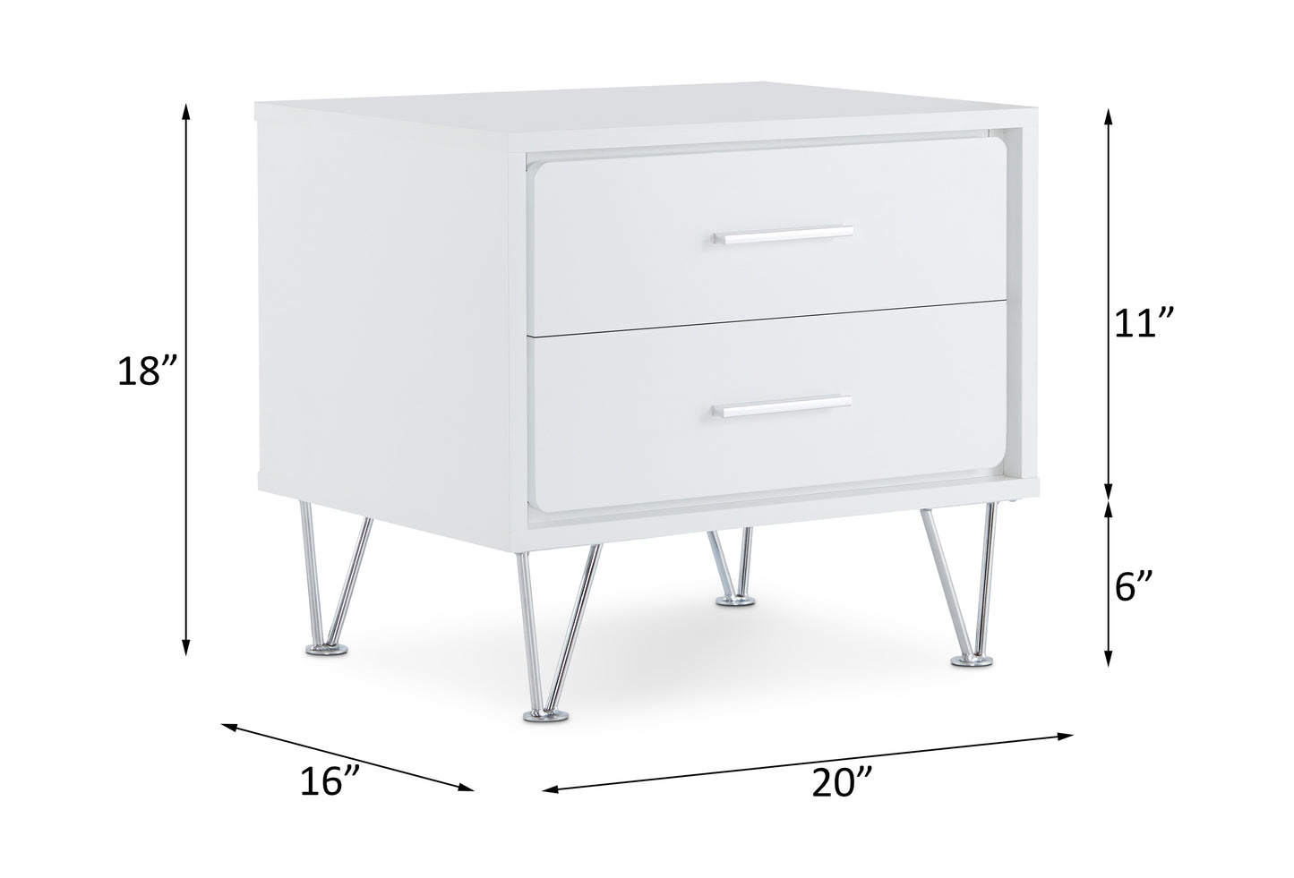 Deoss Rectangular 2 Drawers Accent Table