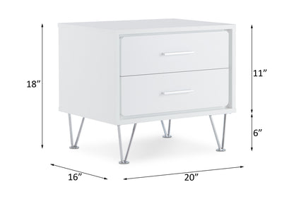 Deoss Rectangular 2 Drawers Accent Table