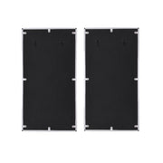 Espejo decorativo rectangular Chafik de 43 cm de largo x 81 cm de alto (juego de 2)