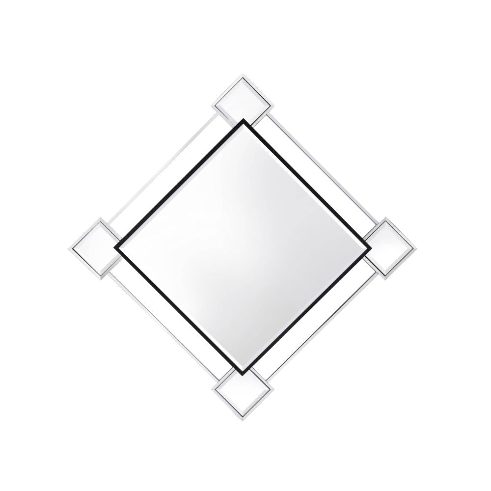 Espejo decorativo cuadrado Asbury de 45" de largo x 45" de alto