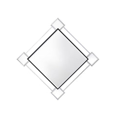 Espejo decorativo cuadrado Asbury de 45" de largo x 45" de alto