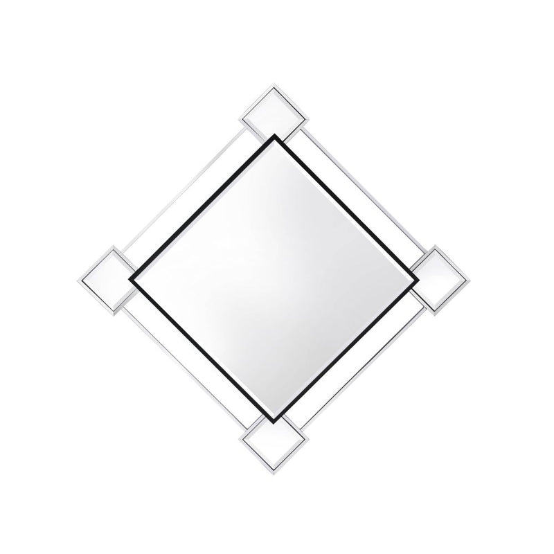 Espejo decorativo cuadrado Asbury de 45" de largo x 45" de alto