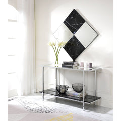 Espejo decorativo cuadrado Angwin de 81 cm de largo x 81 cm de alto