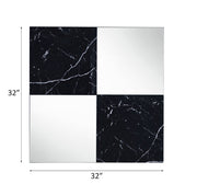 Espejo decorativo cuadrado Angwin de 81 cm de largo x 81 cm de alto