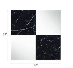 Espejo decorativo cuadrado Angwin de 81 cm de largo x 81 cm de alto