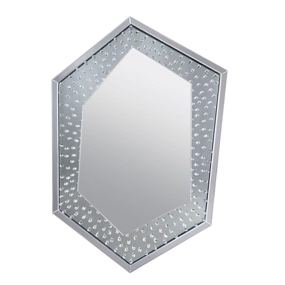 Espejo con acento hexagonal Nysa Glam