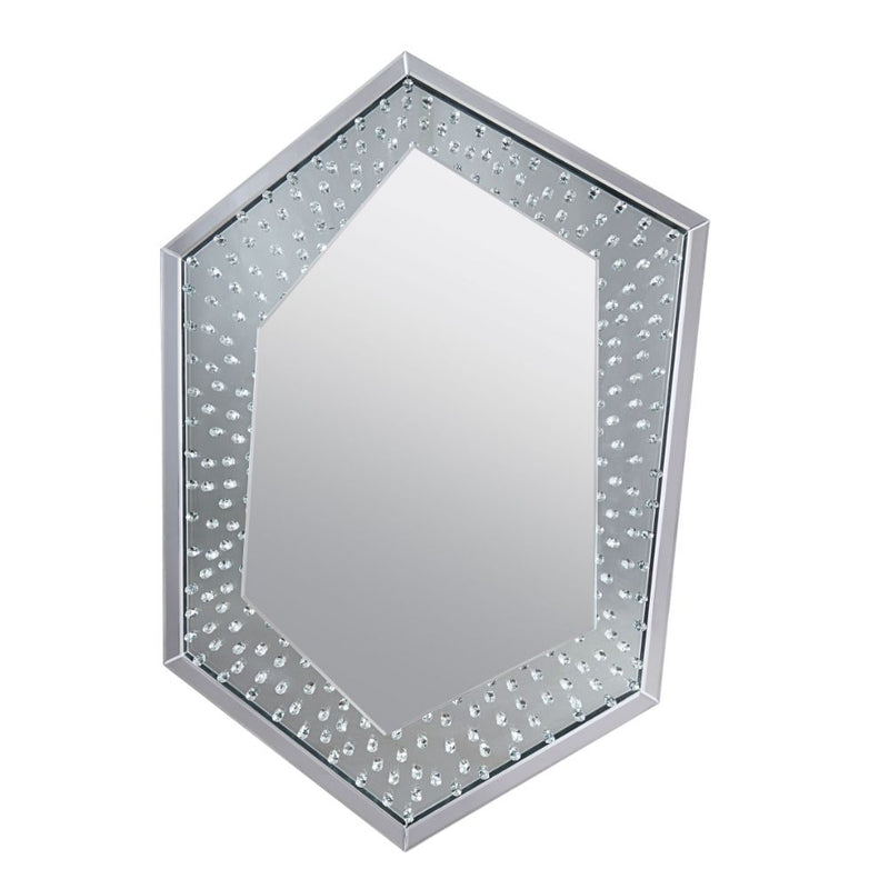 Espejo con acento hexagonal Nysa Glam