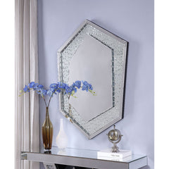 Espejo con acento hexagonal Nysa Glam