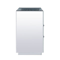 Mesa auxiliar rectangular Nysa con 2 cajones