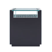 Mesa auxiliar rectangular Nysa con 2 cajones