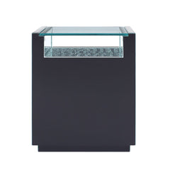 Mesa auxiliar rectangular Nysa con 2 cajones