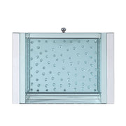 Mesa auxiliar rectangular Nysa con 2 cajones