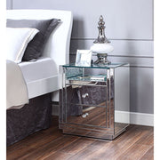 Mesa auxiliar rectangular Nysa con 2 cajones