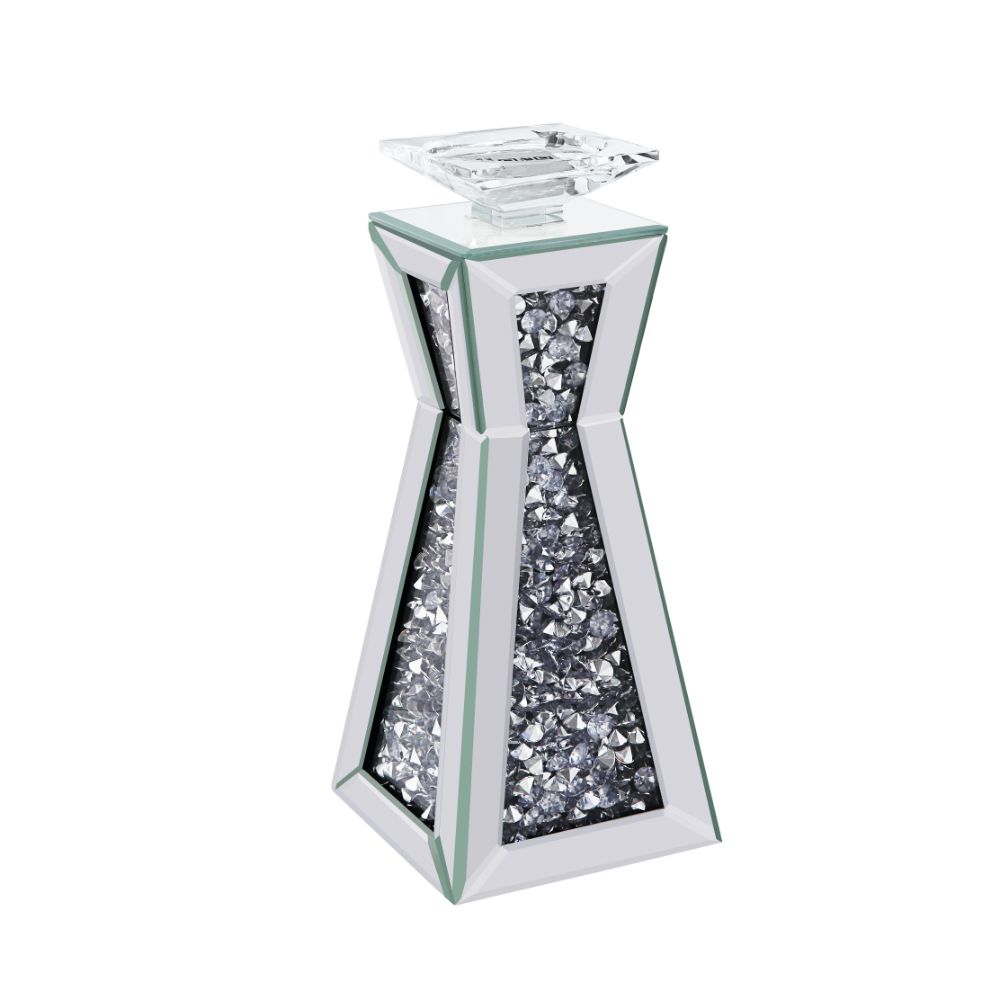 Candelabro Noralie Glam con forma de reloj de arena (juego de 2)