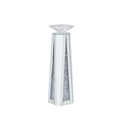 Candelabro Noralie Glam con incrustaciones de diamantes artificiales (juego de 2)