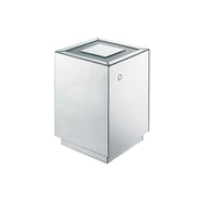Mesa auxiliar cuadrada Nowles Glam con LED