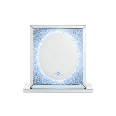 Espejo decorativo Glam Noralie de 22'' de largo x 23'' de alto con LED