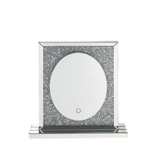 Espejo decorativo Glam Noralie de 22'' de largo x 23'' de alto con LED