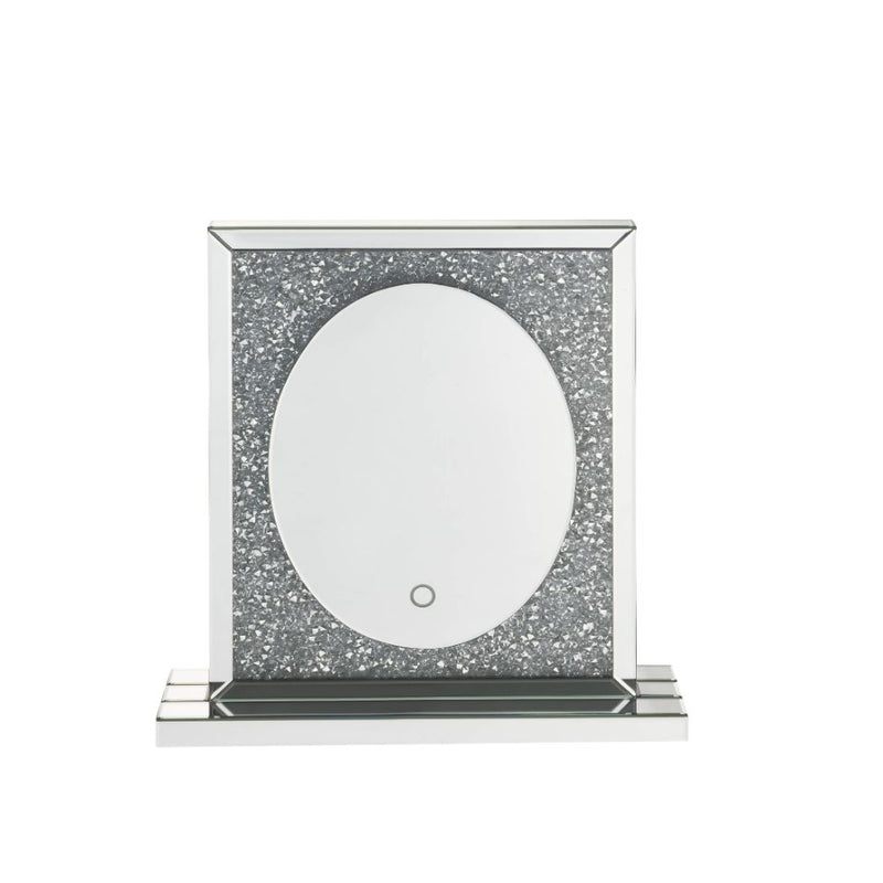 Espejo decorativo Glam Noralie de 22'' de largo x 23'' de alto con LED