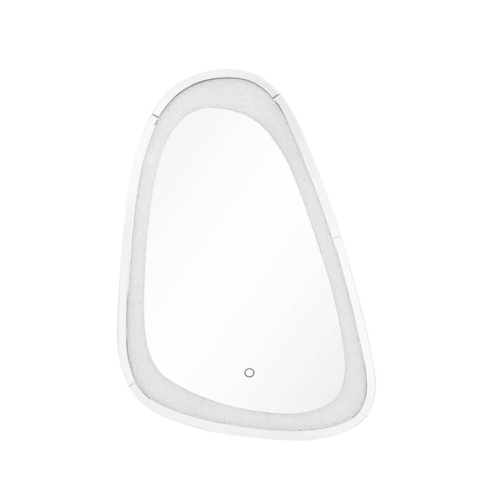 Espejo decorativo Glam Noralie de 33'' de largo x 46'' de alto con LED