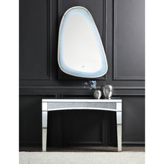 Espejo decorativo Glam Noralie de 33'' de largo x 46'' de alto con LED