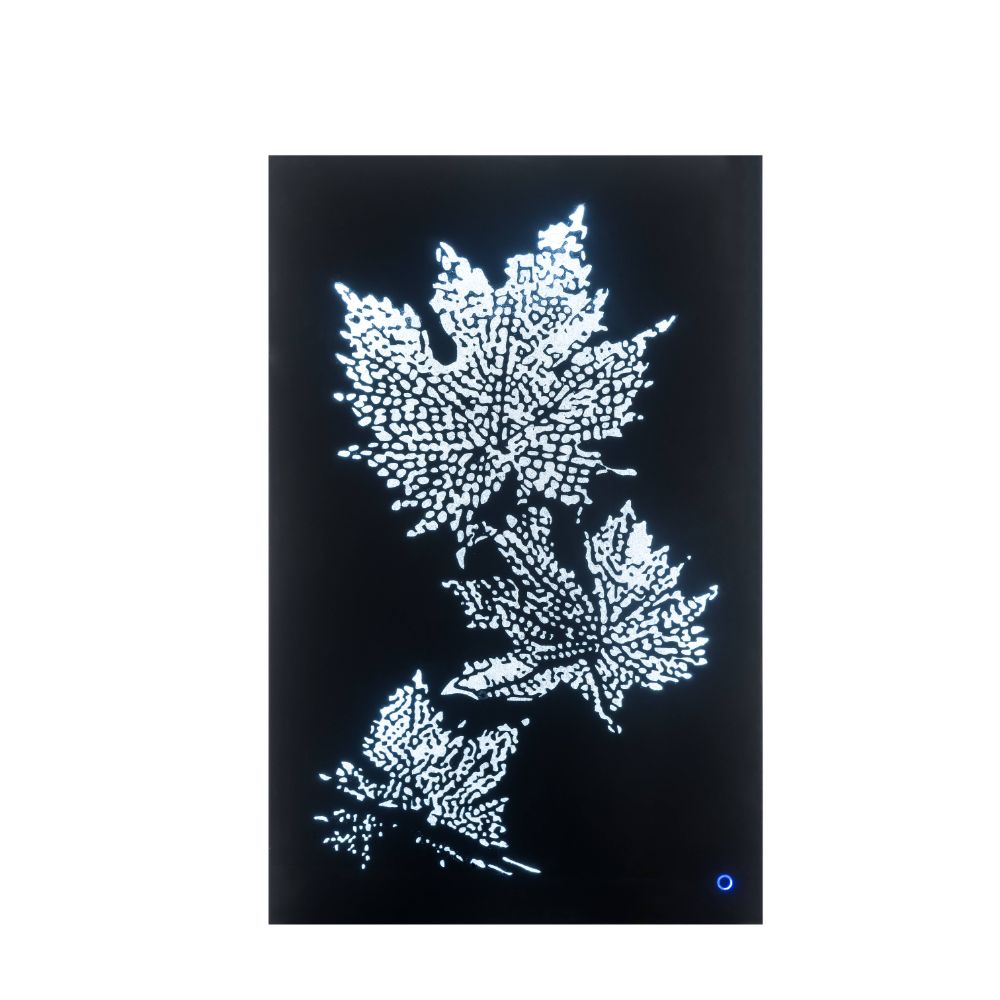 Arte de pared glamoroso Talisha de 89 cm de largo x 140 cm de alto con LED