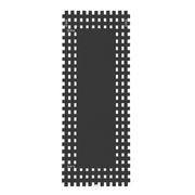 Espejo rectangular con acento Dominic Glam