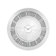 Noralie 39"L x 39"H Round Glam Wall Clock