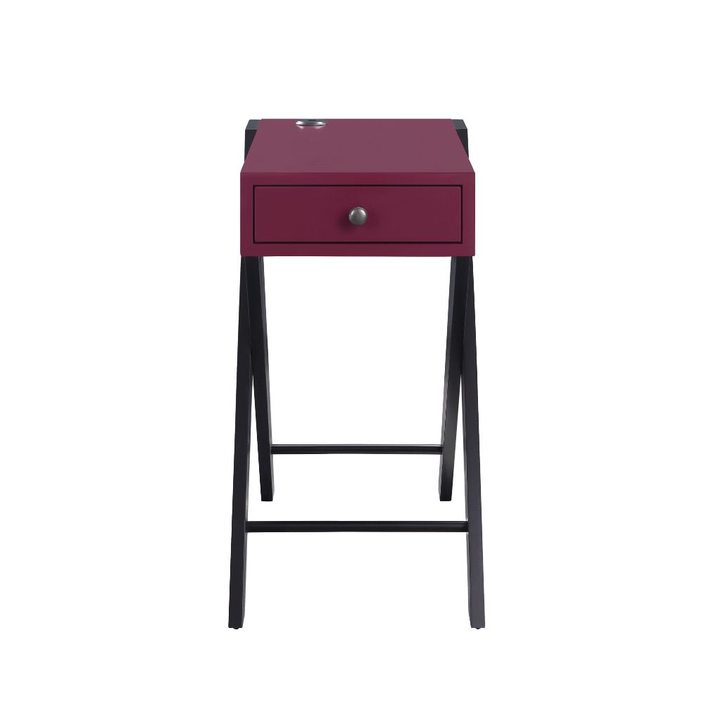 Fierce Rectangular Accent Table with USB