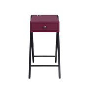 Mesa auxiliar rectangular Fierce con USB