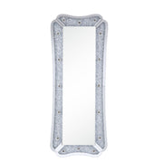 Espejo de piso Glam Noralie de 66 cm de ancho x 160 cm de alto con LED
