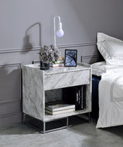 Azrael Rectangular 1 Drawer Accent Table