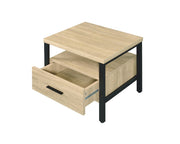 Mesa decorativa rectangular con 1 cajón Yawan