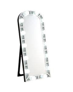 Espejo de piso Glam Noralie de 68 cm de largo x 160 cm de alto con forma de arco