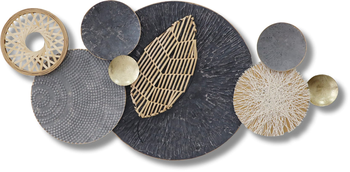 ''Eclectic Wall Sculpture'' Metal Wall Art